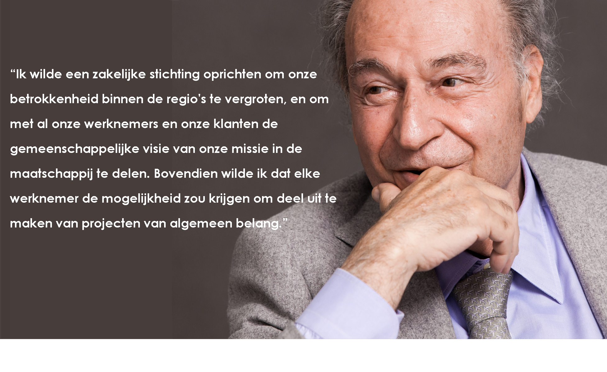 Gérard Brémond, directeur van de PVCP Groep en voorzitter van de Pierre & Vacances-Center Parcs Stichting